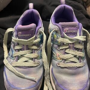 Skechers Sport Kids Sneakers - Purple and Green